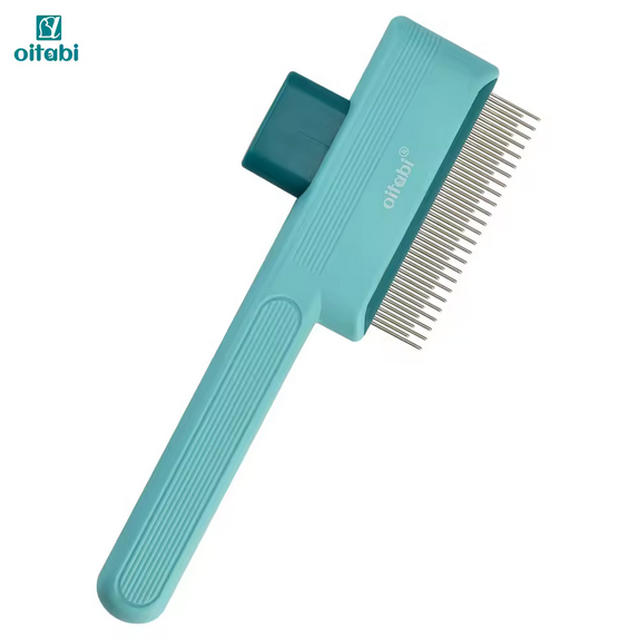 Peigne retractable à puce et anti chenille pour animaux de compagnie