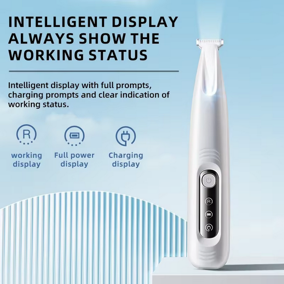 Tondeuse à pattes de chien de Type C avec lumière LED