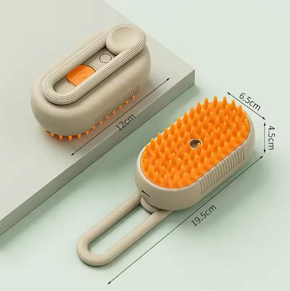 Brosse à vapeur 3 en 1 pour chien et chat