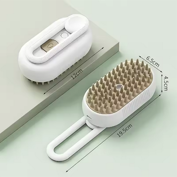 Brosse à vapeur 3 en 1 pour chien et chat